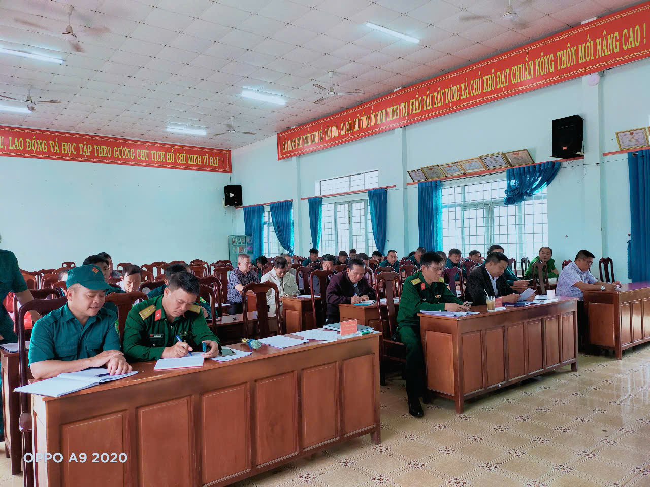 Xã Chứ Kbô tổ chức tổng kết nhiệm vụ Quân sự - Quốc phòng năm 2024